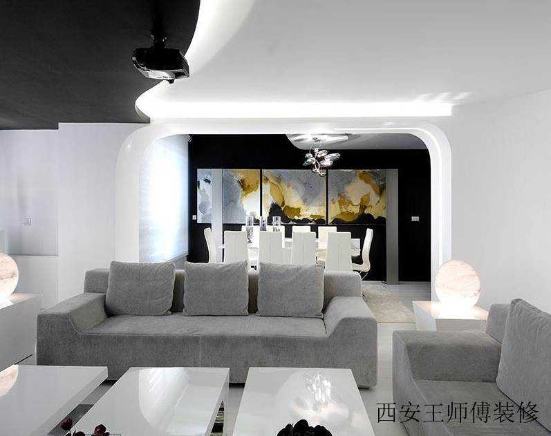艺术时尚极简现代设计风格公寓吊顶图片