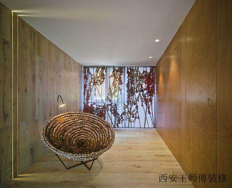 实木简约家居藤椅装饰效果图
