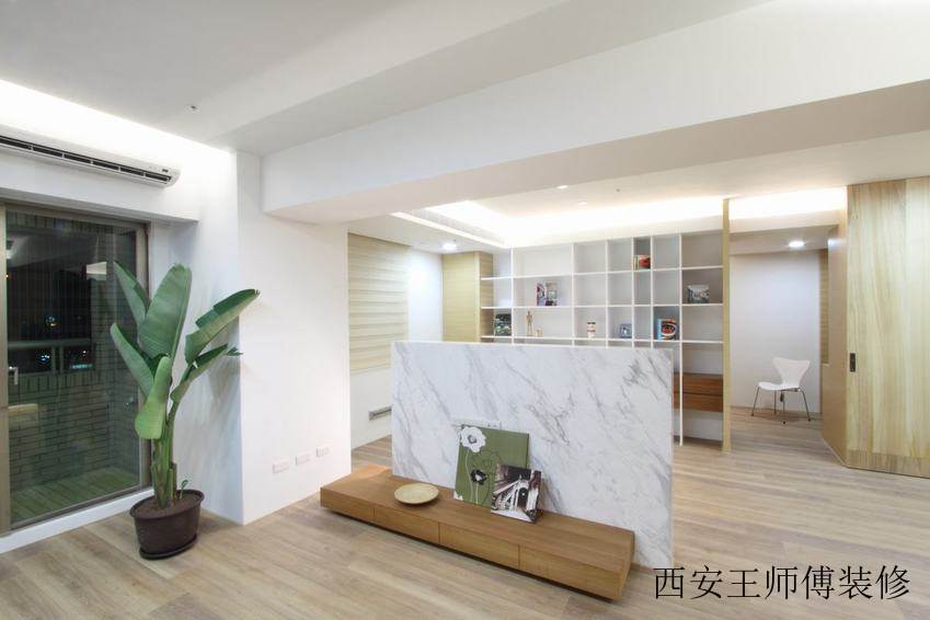 时尚现代大理石半隔断设计