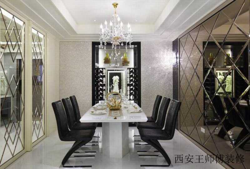 现代豪华别墅餐厅案例图