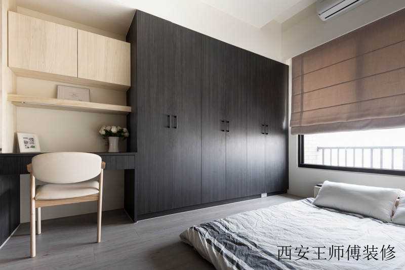 时尚现代卧室实木衣柜设计