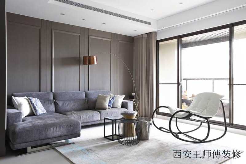 现代家居客厅阳台隔断设计