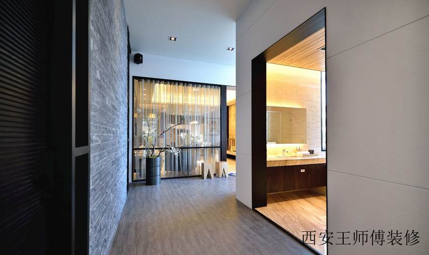 摩登后现代风家居过道设计