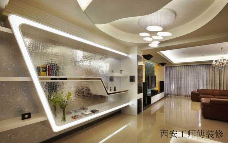 现代家居过道创意展示柜设计