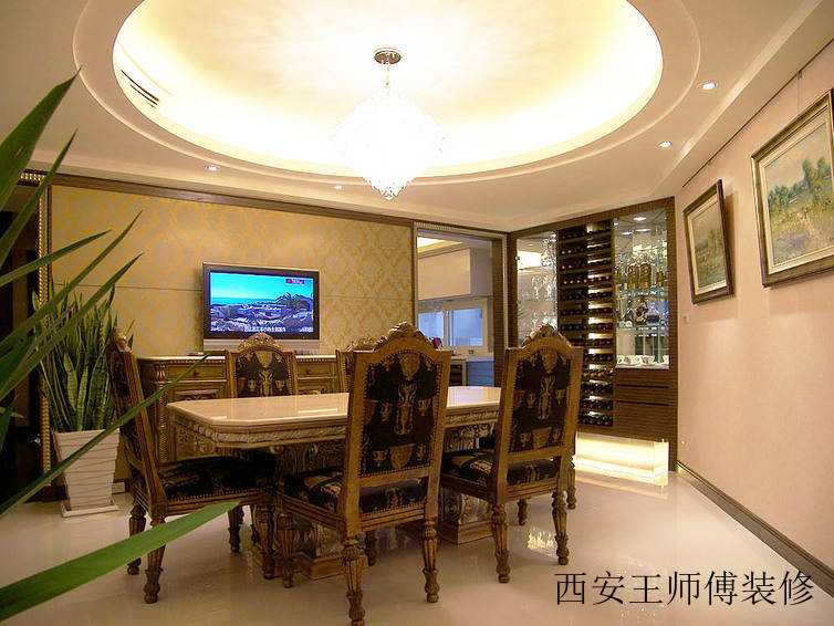 简中式现代餐厅装修图