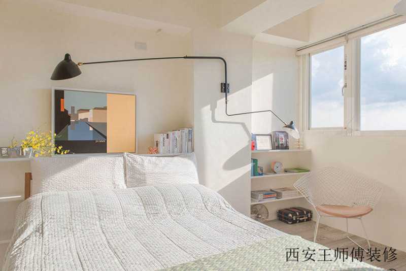 简洁明亮现代卧室局部设计装修效果图