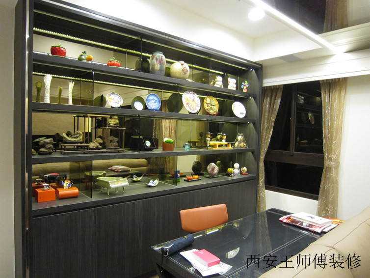 古典现代家居博古架装饰