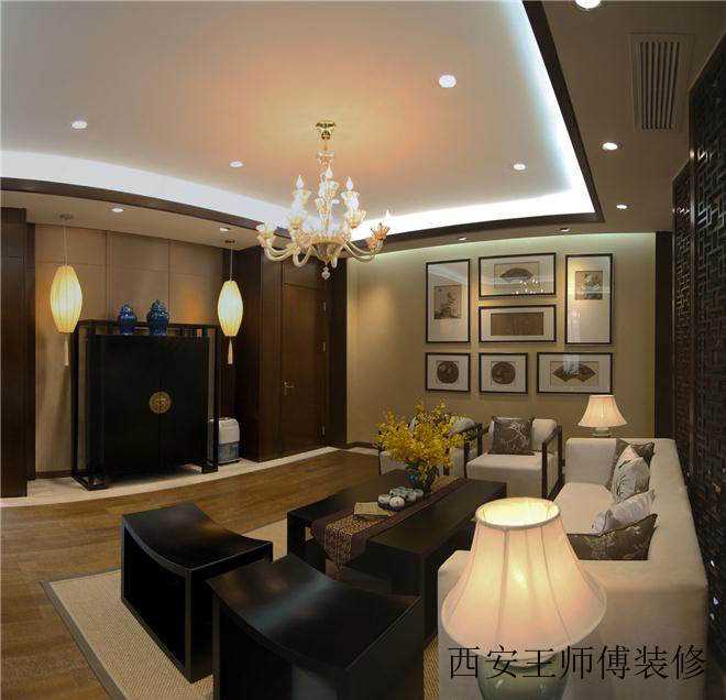 雅致中式风格客厅设计装修欣赏图