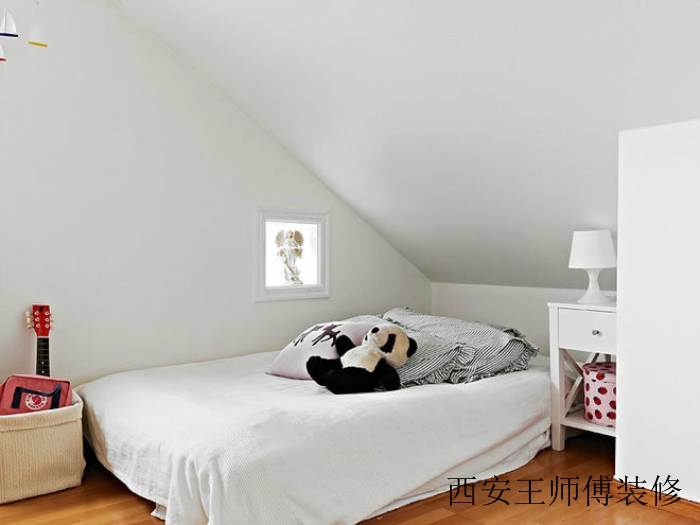 现代简约家居卧室阁楼设计效果图