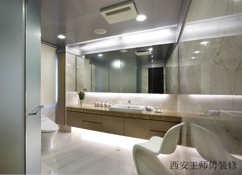 豪华现代卫生间洗手台设计