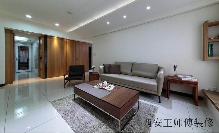 现代简约客厅实木桌设计