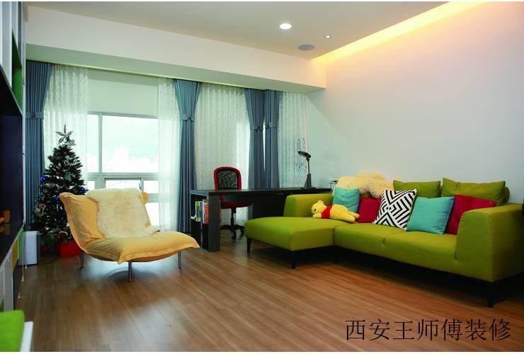 唯美简约现代客厅沙发装饰