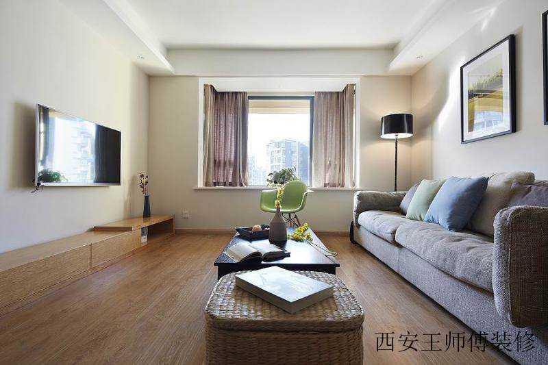 浪漫简约客厅装修整体展示