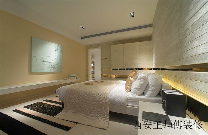 大气简约现代卧室装潢效果图