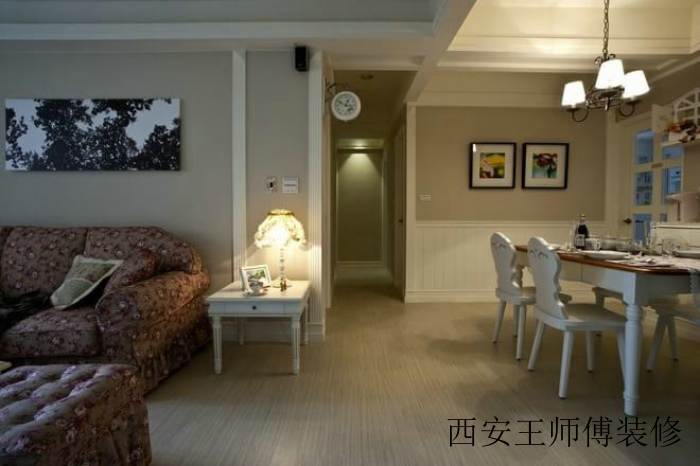 田园风格家居餐厅局部效果图