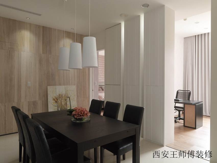 简约宜家餐厅隔断装修图