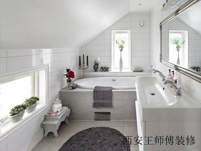 欧式风格阁楼卫生间效果图