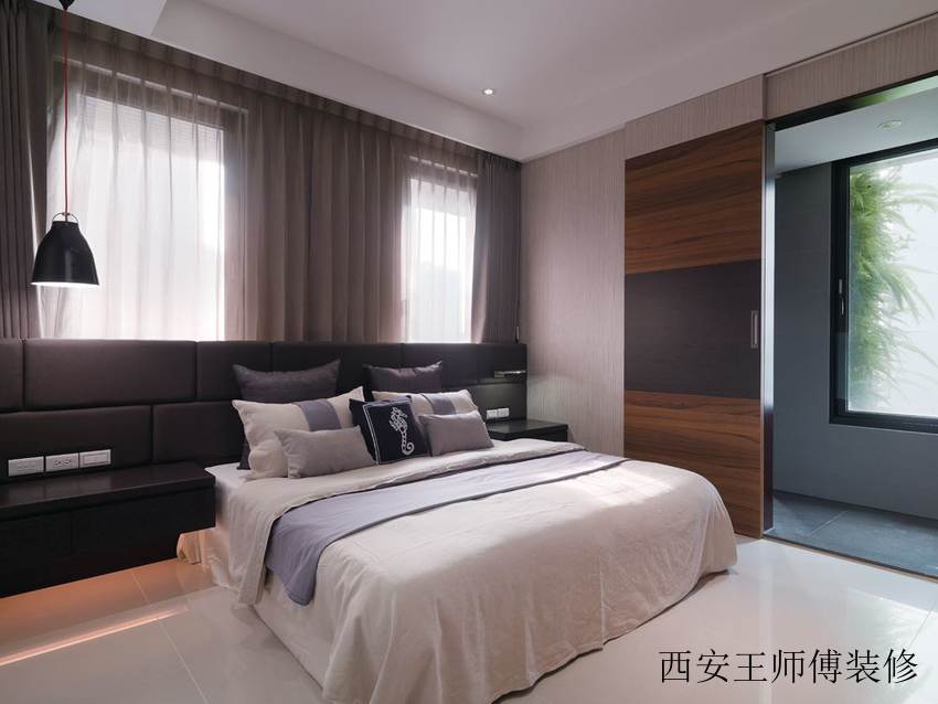 含蓄简约装修卧室案例图