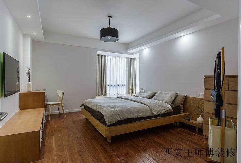 朴素洒脱日式原木和风卧室简易设计图