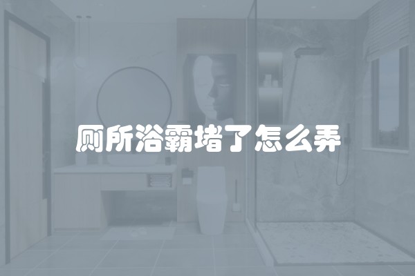 厕所浴霸堵了怎么弄 厕所浴霸堵了怎么弄