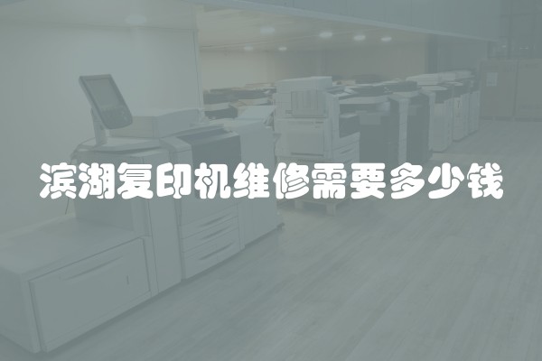 滨湖复印机维修需要多少钱 滨湖复印机维修需要多少钱