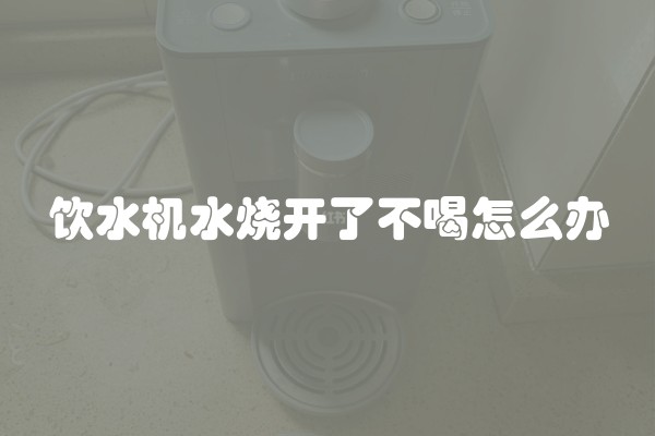 饮水机水烧开了不喝怎么办