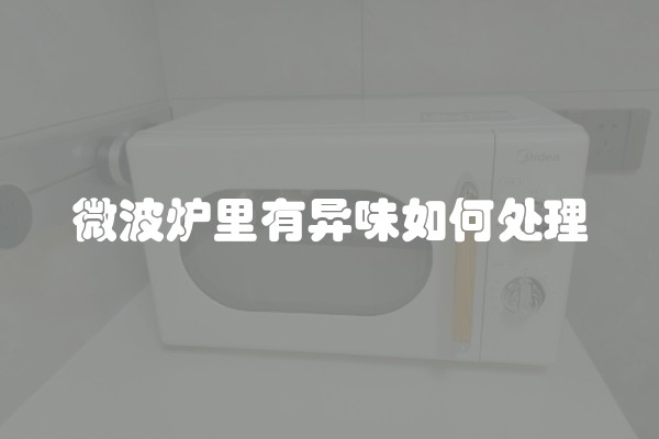 微波炉里有异味如何处理