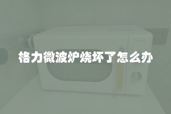 格力微波炉烧坏了怎么办