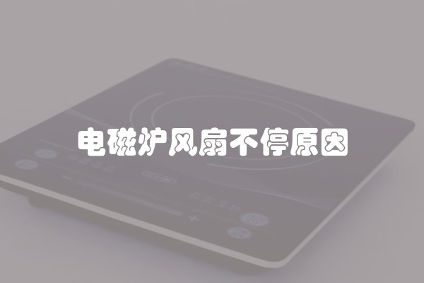 电磁炉风扇不停原因