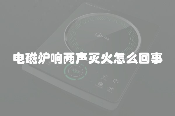 电磁炉响两声灭火怎么回事 电磁炉响两声灭火怎么回事