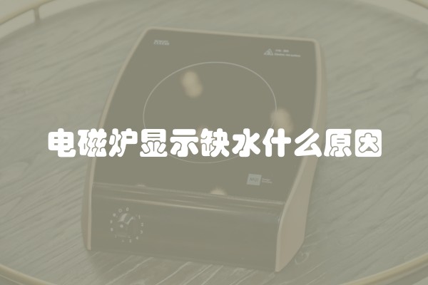 电磁炉显示缺水什么原因