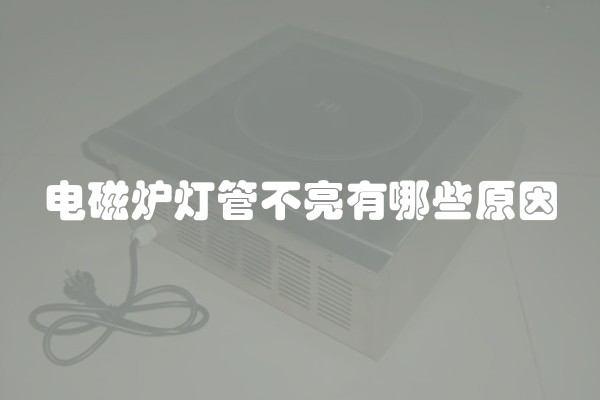 电磁炉灯管不亮有哪些原因