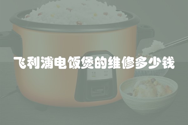 飞利浦电饭煲的维修多少钱