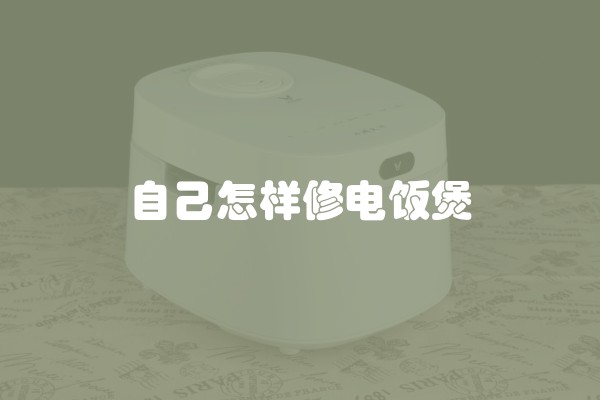自己怎样修电饭煲