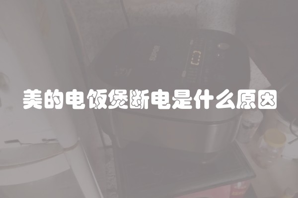 美的电饭煲断电是什么原因
