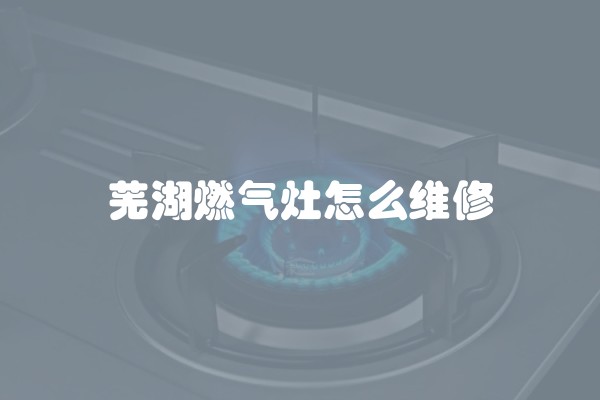 芜湖燃气灶怎么维修 芜湖燃气灶怎么维修